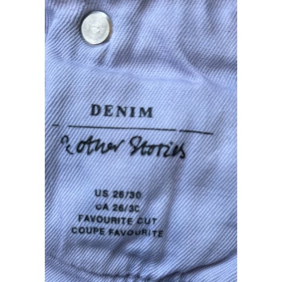 & Other Stories Favourite Cut High Rise Slim Leg Jeans in Deep Blue, Size 26/30 - Picture 12 of 16